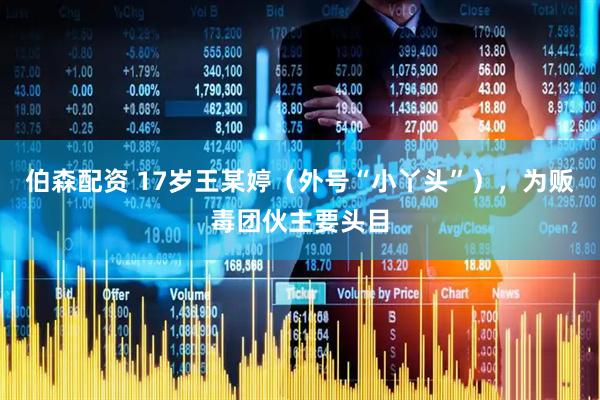 伯森配资 17岁王某婷（外号“小丫头”），为贩毒团伙主要头目