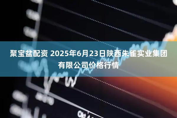 聚宝盆配资 2025年6月23日陕西朱雀实业集团有限公司价格行情